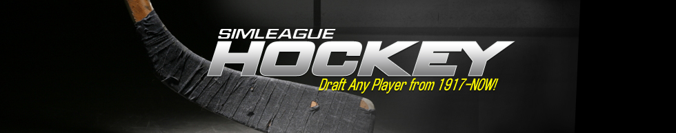Sim League Hockey - Draft Any Player Since 1917!